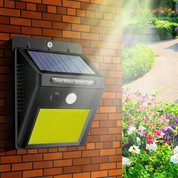

48 LEDs 1200mah Solar Power Motion Sensor Wall Light Outdoor Waterproof Garden Lamp --M25