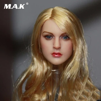 

1/6 Scale Blonde Hair European & American Female KT007 Head Sculpts Model Toys For 12" Female Action Figures Accessory