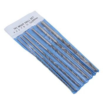 

Good Quality 7Pcs Extra Long Wood Drill Bit Set 12" 300mm Woodworking Tool 4 5 6 7 8 10 12mm