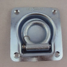 4 шт./лот утопленные Пружинные d-образные кольца с квадратной монтажной емкостью 300 кг(660LBS
