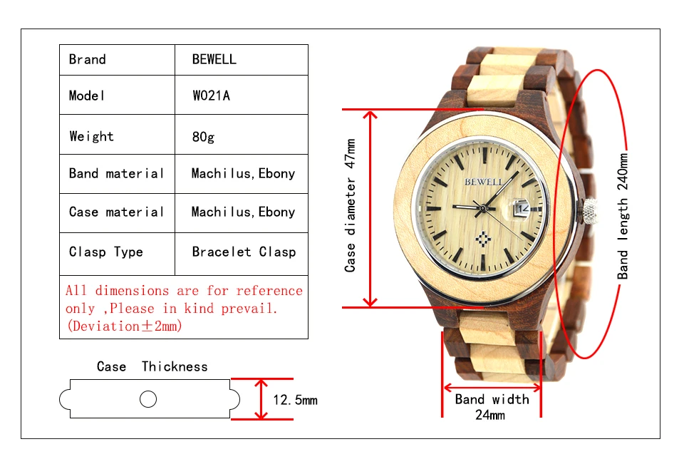 BEWELL 2018 любителей пару часов для Для мужчин Для женщин роскошные деревянные часы с датой Дисплей Водонепроницаемый Наручные часы как