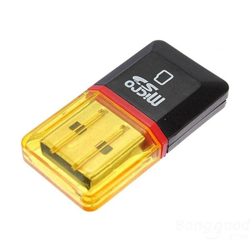 3 шт. Алмазный USB 2,0 высокоскоростной Micro HC TF кард-ридер Поддержка 128 МБ-32 Гб