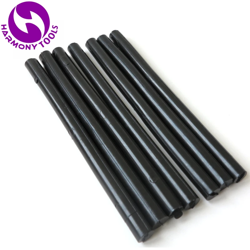( Black, Brown, Transparent ) 20 Pieces 11mm x 180mm 100% Italian Keratin Hot Melt Glue Sticks for Fusion Tip Hair Extensions