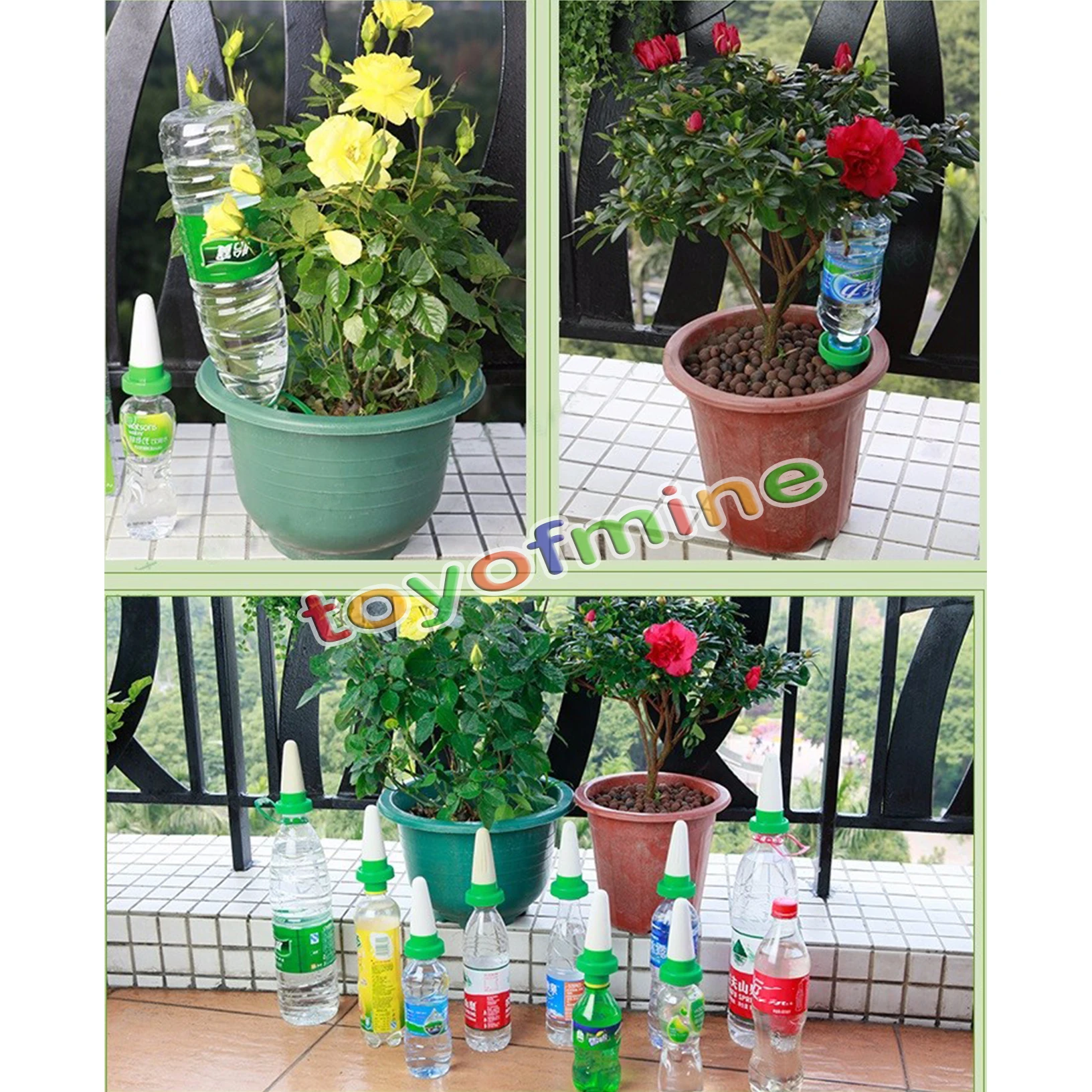 2Pcs Ceramic Irrigator bottles Drip Watering Kits Garden Automatic Irrigation Self Cone Tools seepage avtopoliv | Дом и сад