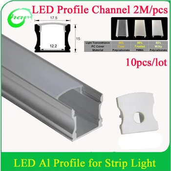

Al 6063-T5 LED Recessed or Surface Mounted Profile for 5050 5630 strip light