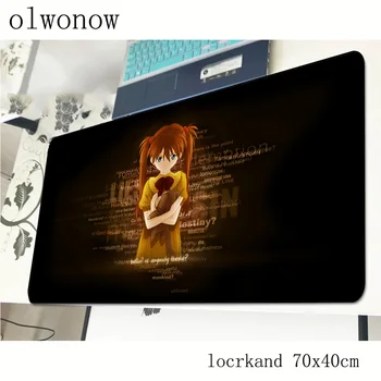 

evangelion mouse pad 70x40cm Customized mousepads best gaming mousepad gamer Birthday personalized mouse pads keyboard pc pad