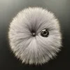 MPPM Real Fox Fur Pompom Genuine Fur Pom Poms Ball for Hats&Caps Big Natural Fur Pompon Ball For Shoes Bags Accessories 6