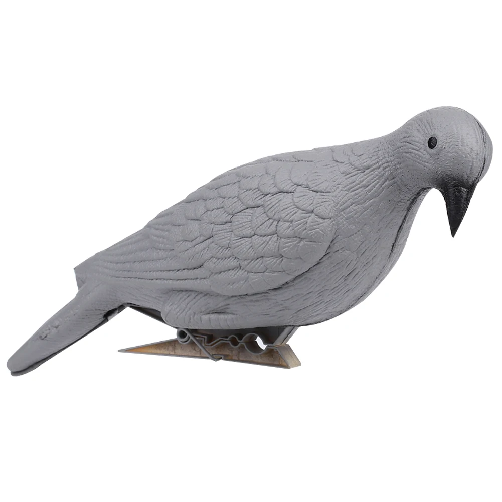 Поддельная птица Реалистичная мишень голубь манок креативный охотничий Охотничий Манок сад серый