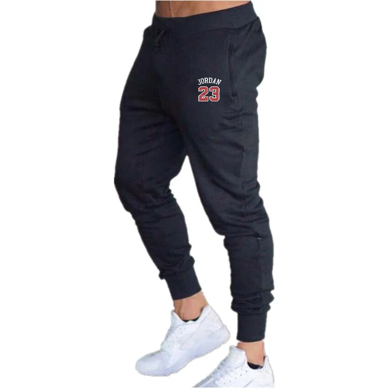

Joggers 23 Pants Men 2019 Fashion Men Side Seam Print Fitnes Workout Skinny Sportswear Sweatpants Male Casual Leggings Trousers