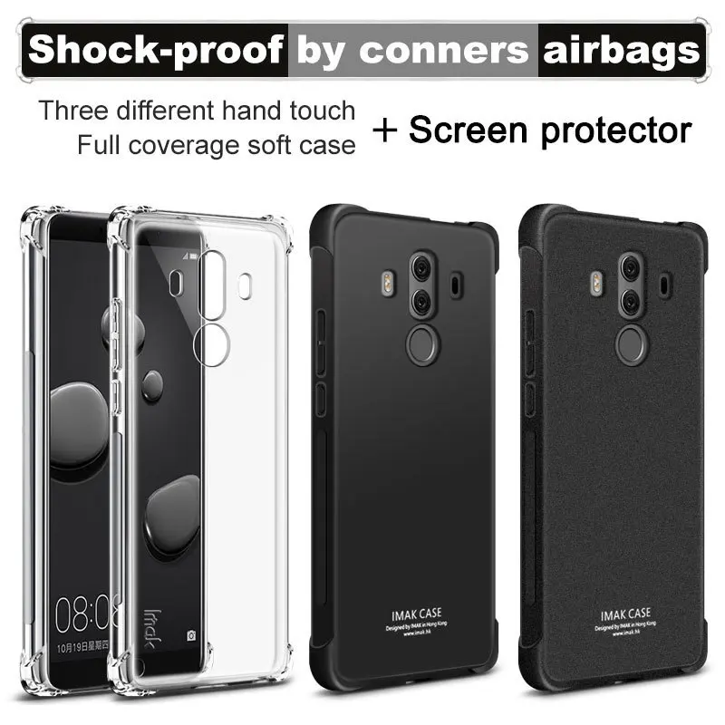 

Huawei Mate 10 Pro Case Silicon Imak Shockproof Airbag Series Soft TPU Back Cover For Case Huawei Mate 10 Pro