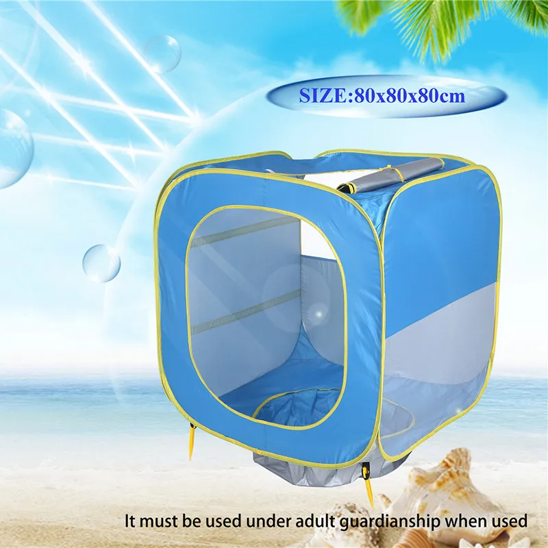 

Foldable Pool Tent Baby Play House Indoor Outdoor UV Protection Sun Shelters For Children Camping Beach Swimming Pool Toy Tent