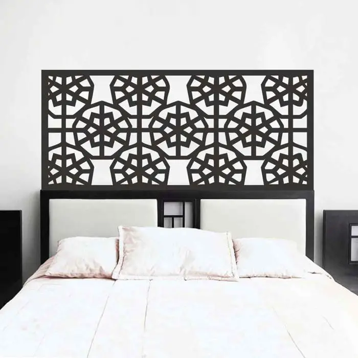 Потертый шик звезда снежинка абстрактная декорация для спинки кровати кровать геометрическое украшение для спальной наклейки на стену Спальня украшение дома