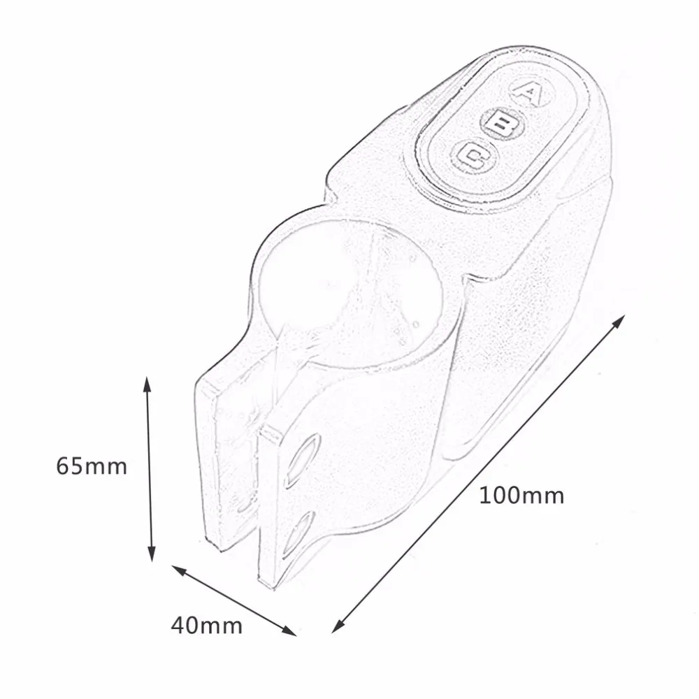 Велосипед Мотоцикл велосипедный Звонок замок водонепроницаемый Противоугонная защита от взлома пароль охранная сигнализация звуковая безопасность замок полностью