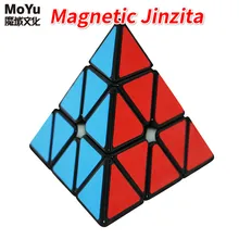 Moyu Магнитный Jinzita Pyra-minx Cube 3*3 скоростной куб для начинающих 3х3 Интеллектуальный Магический кубик игрушки для детей