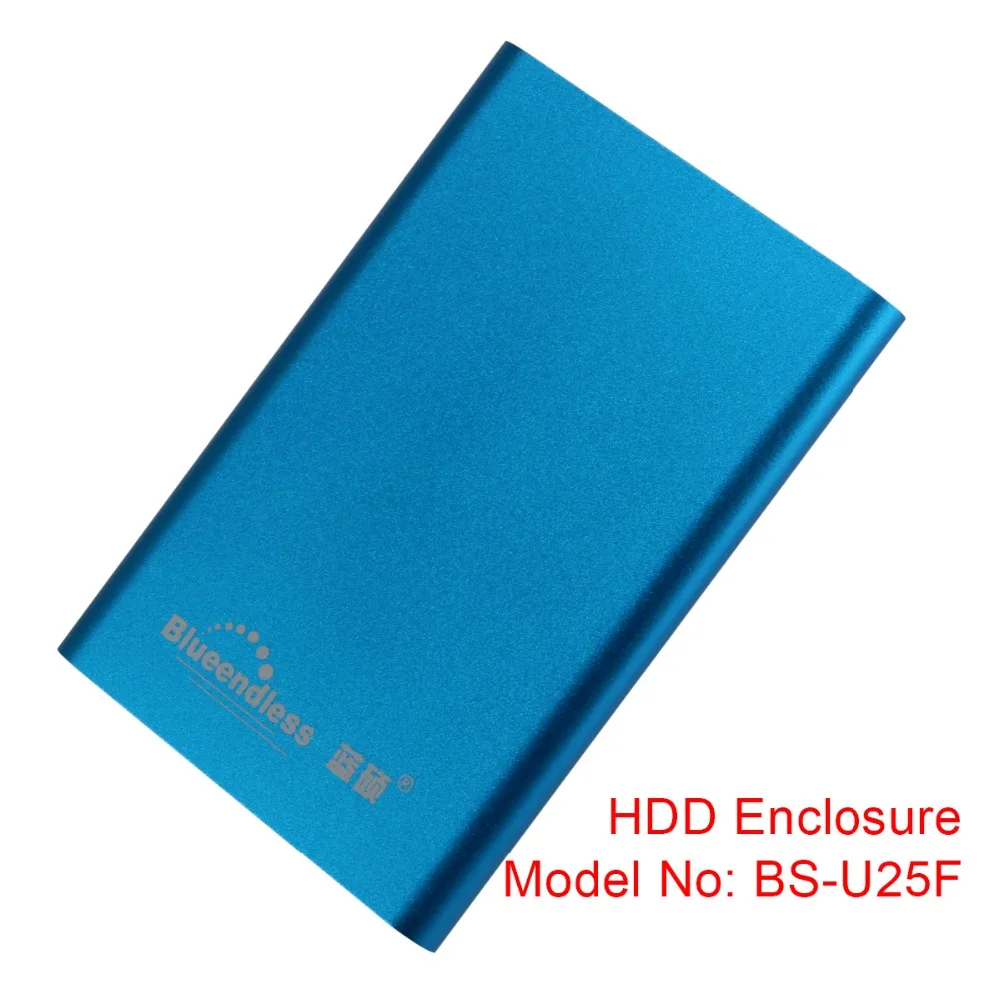 Алюминиевый корпус для жесткого диска USB 3 0 SSD Caddy 2 5 дюймов защитный чехол 1 ТБ