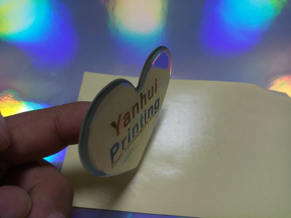 Adesivo de Impressão de Etiquetas de Forma Transparente Especial Cortado 2.5x1.5 Pvc 9 2.5x1.5