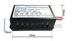 Высокое качество достаточный Мощность Электронный трансформатор для галогенная лампа AC 220 В к AC 12 50 Вт 3 года гарантии