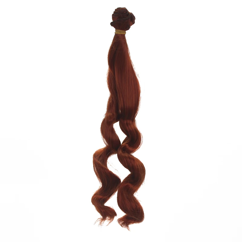 1pieces Extension Doll Wigs 25100cm Natural Color Curly Doll Hair for BJD SD Russian Handmade Baby Tress Doll Accessories (3)