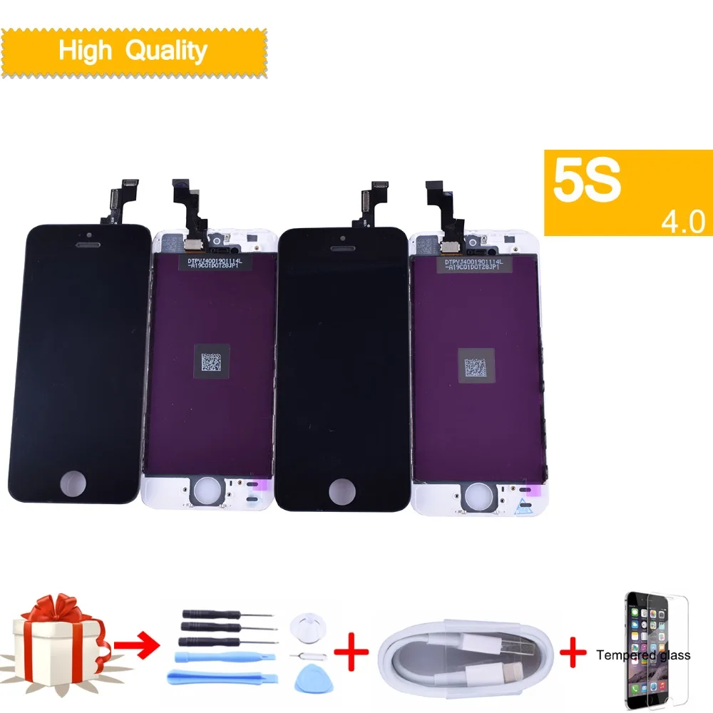 ЖК дисплей для iphone 5 5c с сенсорным экраном и дигитайзером запасной экран в сборе
