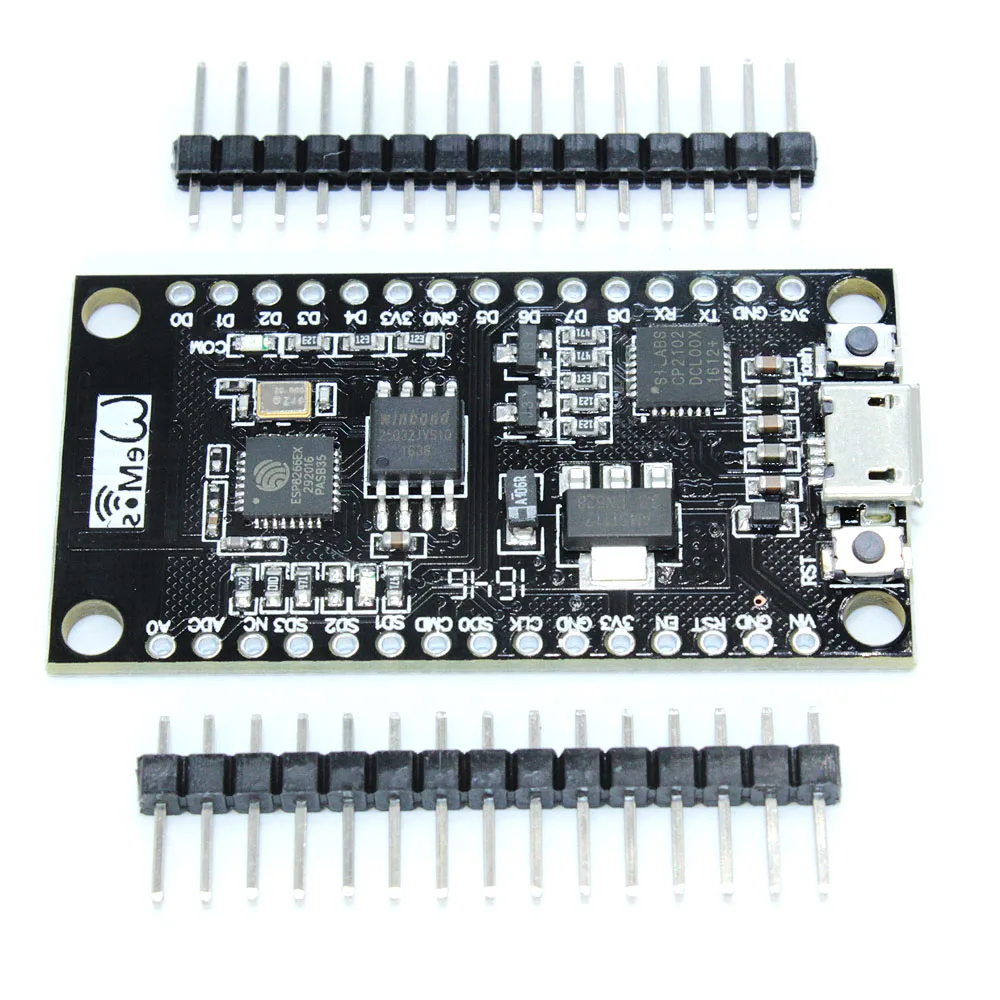 V3 Moon WIFI Integration Module ESP8266 CH340G CH340 G NodeMcu + Memory 32 Mbit (4 MB) Flash USB-Serial CP2102. | Электроника