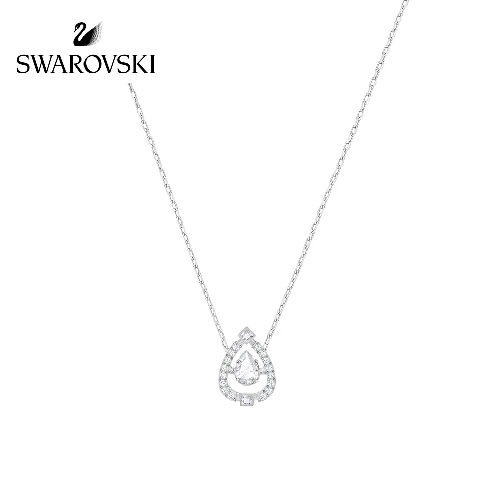 Original Genuine Swarovski Sparkling DC Crystal Coloured Necklace Girl Jewelry 5451992