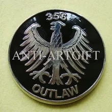 Изготовленная на заказ австралийская антикварная мягкая эмалированная брошь, нагрудные значки для автомобилей, крутые 3D орел из LAW клуба автомобилей, значки, хромированные, без минимального заказа