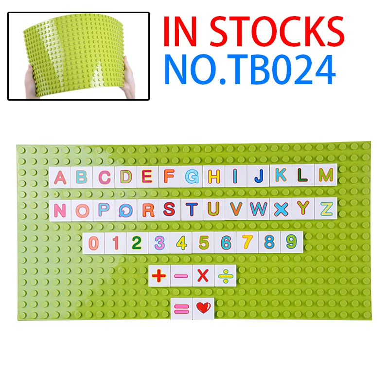 

Educational Toys Duplo 0-9 Digit Addition And Subtraction 26 English letters DIY Blocks Set Bricks