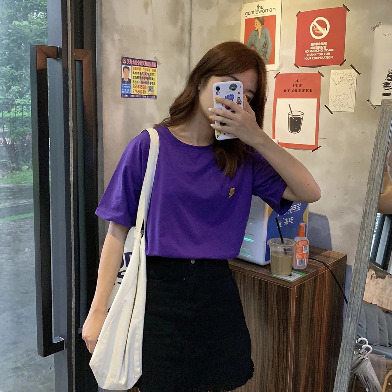 Zaraing Woman t shirt Spring Summer Girls Print Short Sleeve O Neck Tshirt Cotton Women Streetwear Top Cotton Quality Tops Tee