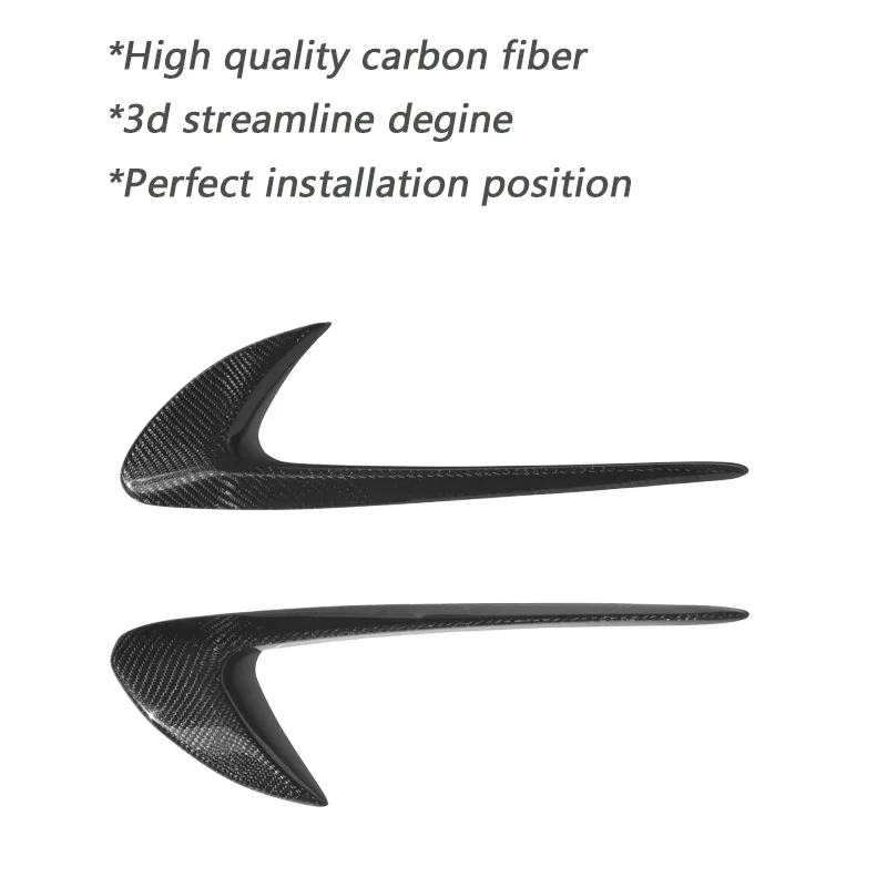 Carbon fiber c coupe Side Fender Vent Trim for Benz w205 c180 c200 c300 2 door