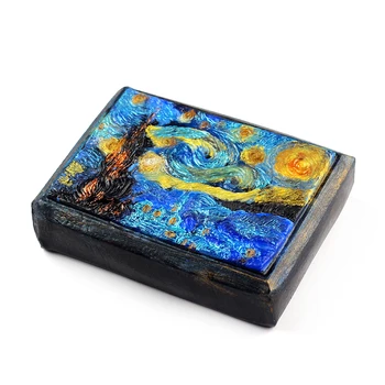 

New Silicone Soap Mold Famous Painting Themes for Natural Handmade Mould