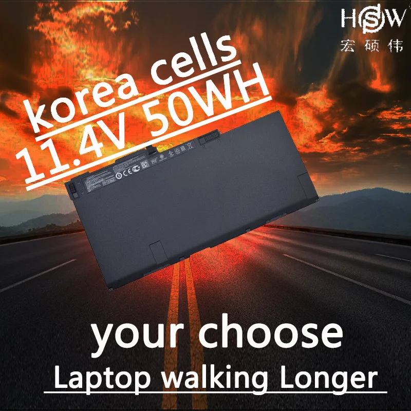 

HSW New Li-ion Battery for HP 717376-001 CM03XL HSTNN-DB4Q HSTNN-IB4R HSTNN-L11C-5 HSTNN-LB4R 50Wh 11.1V 4290mAh bateria akku
