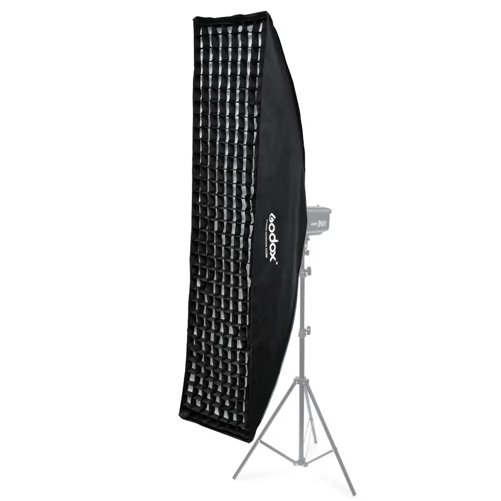 Godox 35x160 см/14 &quotx 63&quot сотовый софтбокс с решеткой w/Elinchrom/Calumet Genesis Speedring Mount|honeycomb grid
