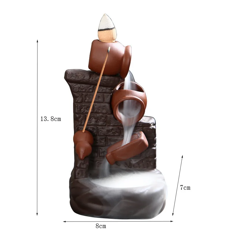 Бесплатная подарочная подставка для благовоний с 20 конусами|incense holder|backflow incense