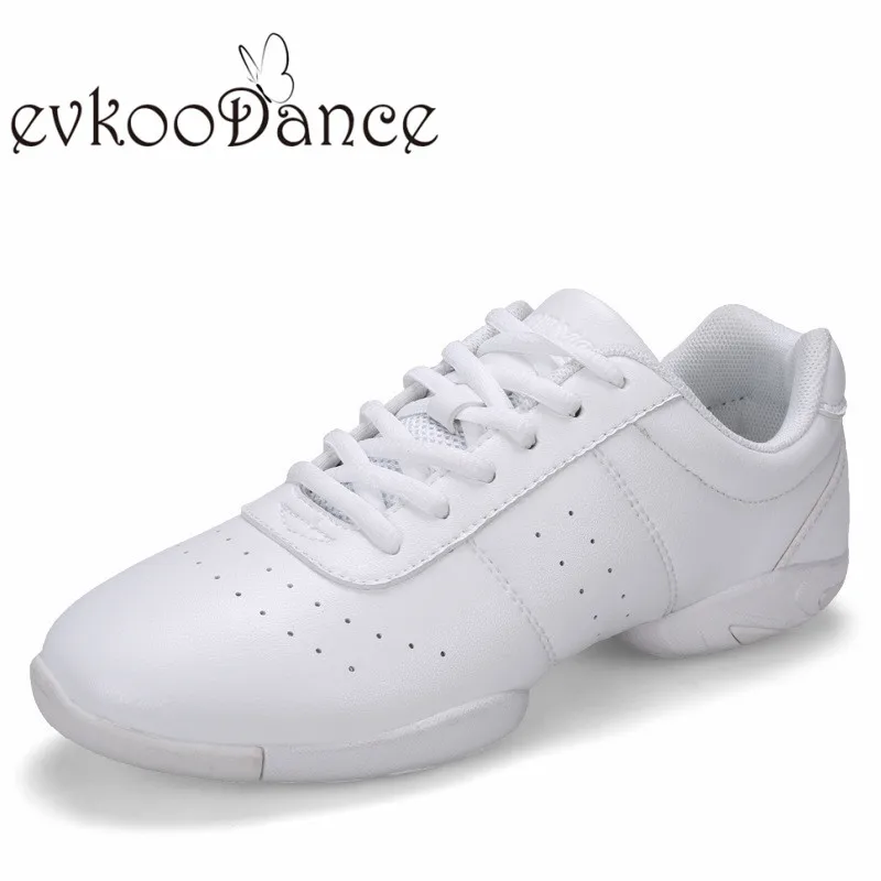 White Leather EVA soft outsole comfortable flexiable Dance Sport Shoes