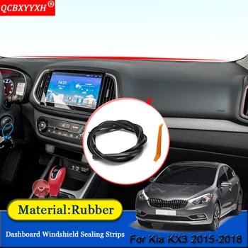 

QCBXYYXH Car-styling Car Rubber Anti-Noise Soundproof Dustproof Car Dashboard Windshield Sealing Strips For Kia KX3 2015-2018
