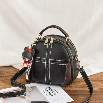

Hot Bags For Women Messenger Bags 2018 Vintage Female Bag For Ladies Phone Pocket Zipper Woman Brand Leather Women Shoulder