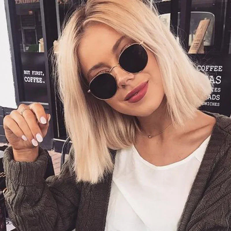 

retro vintage sunglasses Round Mirror Women Glasses 2019 Classic Men Brand Designer Small Frame sun glasses for women fashion