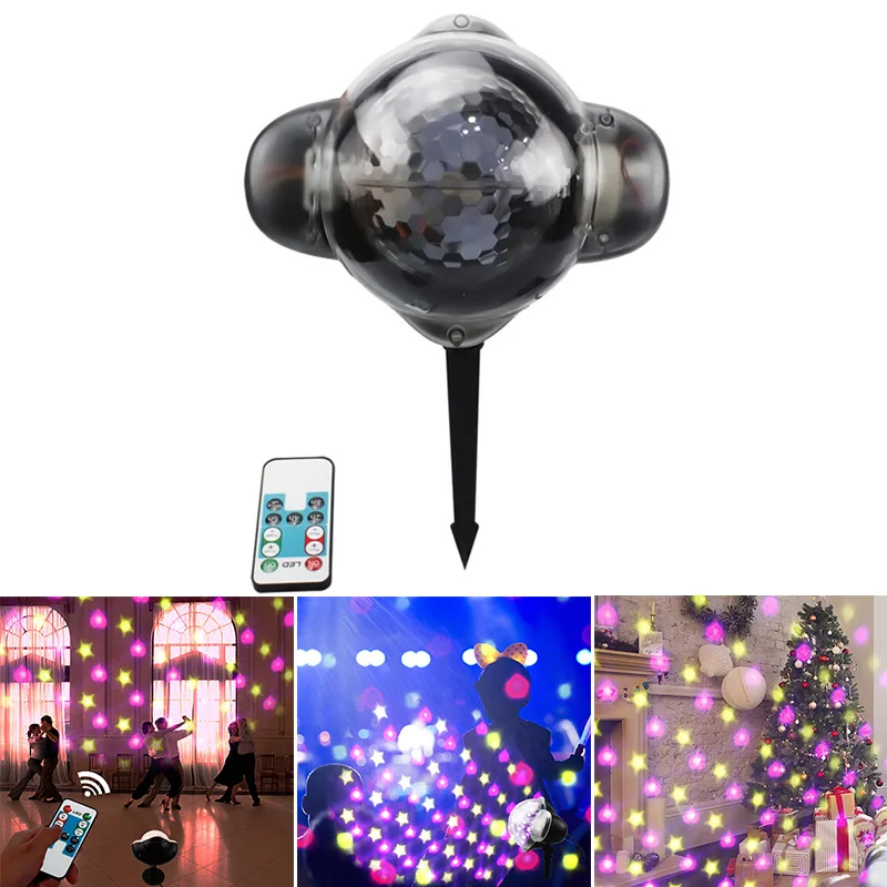 

Newest Projection Light Love Heart Star Pattern Sliding Projection LED Lamp Outdoor Waterproof