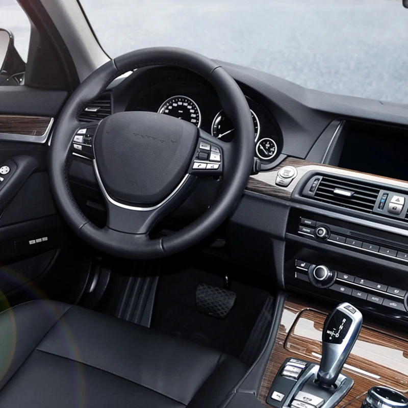 SRXTZM новая Автомобильная хромированная наклейка на кнопки для BMW F10 F07 F12 F13 F20 F30 F32