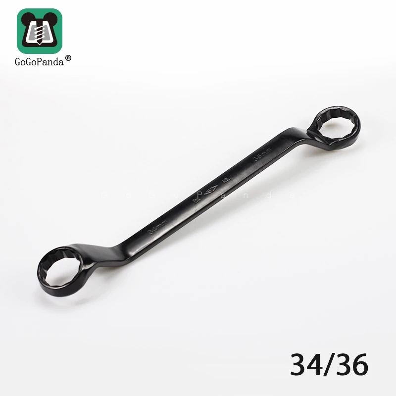 

34mm*36mm High Quality Box End Wrench Daul Head Ratchet Handle Spanner