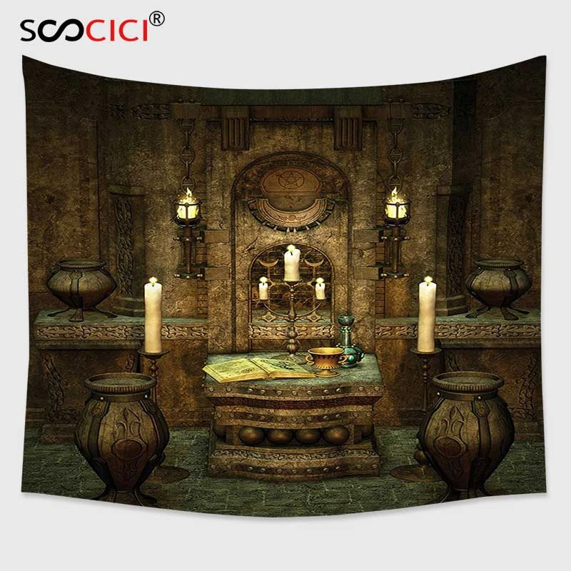 Cutomタペストリー壁掛け ゴシックハウスインテリア部屋で祭壇でファンタジースタイル呪文精神性五角形シンボル Tapestry Wall Tapestry Wall Hanginghanging Wall Tapestries Aliexpress