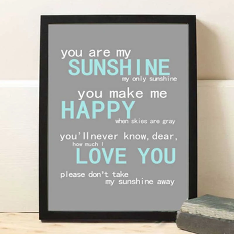 Canvas Love Quotes Entrancing Haochu No Frame Wall Pictures Canvas Painting English Letter Life Canvas Love Quotes Gorgeous Haochu No Frame Wall Pictures Canvas Painting English Letter Life