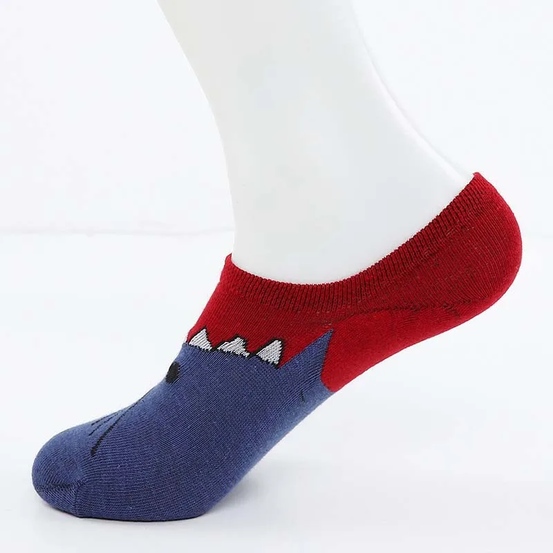 [COSPLACOOL] милые забавные женские носки нескользящие женские невидимые носки летние хлопковые экипажа лодка носки Harajuku корабль Calcetines Mujer