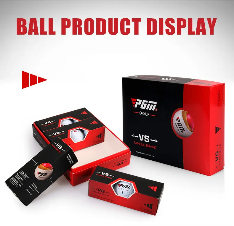 PGM Golf Off-court Game Ball Подарочная коробка с трехслойным мячом/12/коробка