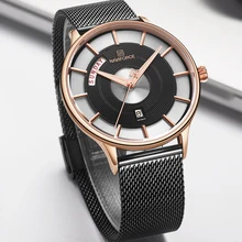Новые мужские часы NAVIFORCE Роскошные креативные часы Топ бренд кварцевые часы мужские спортивные наручные часы со стальным ремешком relogio masculino