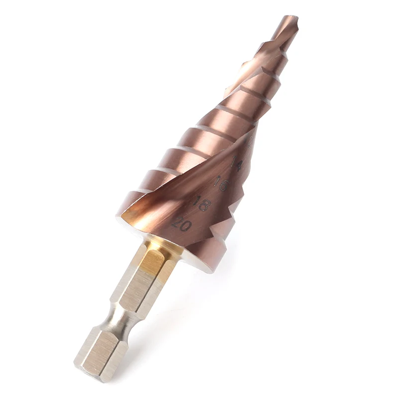 HSS-CO / M35 Multifunctional Drill Hexagon Shank 4-20mm Cobalt Straight Shank Bit Metal Cone Bit Stainless Steel Hole Saw Hole HSS-CO / M35 Multifunctional Drill Hexagon Shank 4-20mm Cobalt Straight Shank Bit Metal Cone Bit Stainless Steel Hole Saw Hole