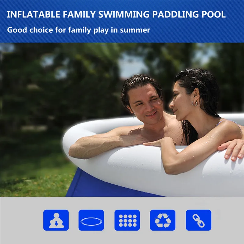 Nuevo Verano de deportes de agua de los niños del bebé piscina inflable piscina de PVC portátil familia jugar los niños bañera juguete - 3