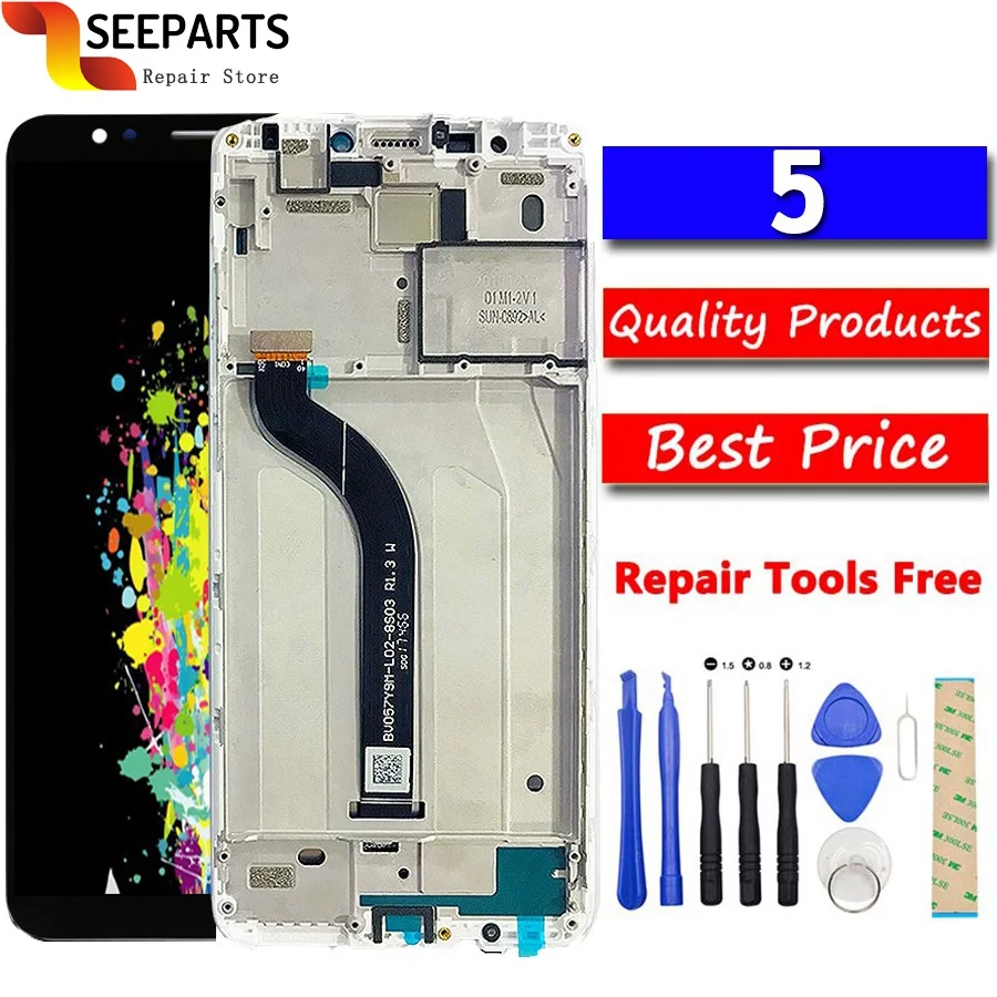 Original Xiaomi Redmi 5 LCD Display Touch Screen Digitizer