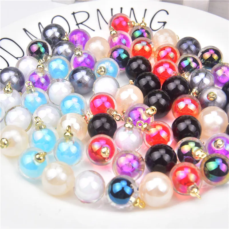 

15Pcs 15mm round pearl Handmade Sewing Buttons crystal beaded for Clothing Sewing Accessories Women Clothes shirt DIY Material