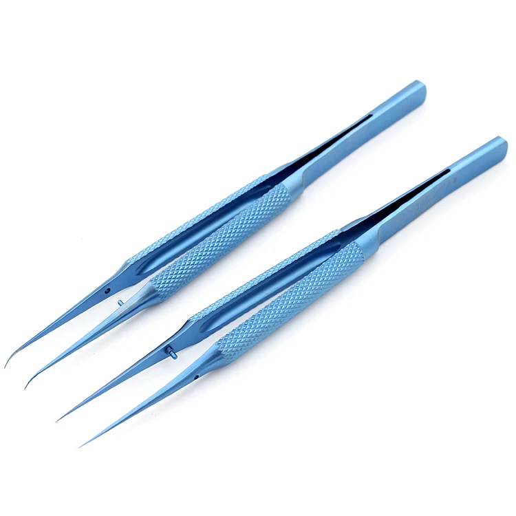 Fingerprint Professional Flying Line Suit blue silvery Titanium alloy tweezers The iron head Resurrection paste IPhone repair